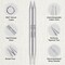 KnitPro Nova Deluxe Interchangeable Knitting Needle Set 4" (10cm)